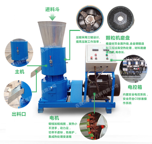 吉姆克大型飼料顆粒機(jī)400型結(jié)構(gòu)細(xì)節(jié)圖片